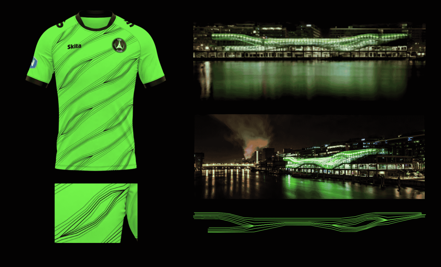 LOSC Un maillot extérieur 24/25 en hommage à l'industrie textile