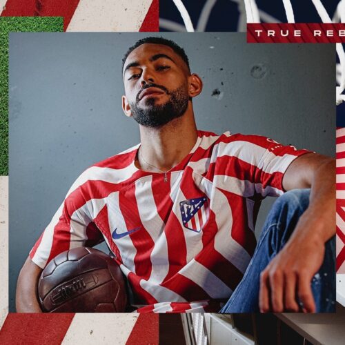Image de l'article L'Atlético de Madrid révèle ses nouveaux maillots pour la saison 2022-2023