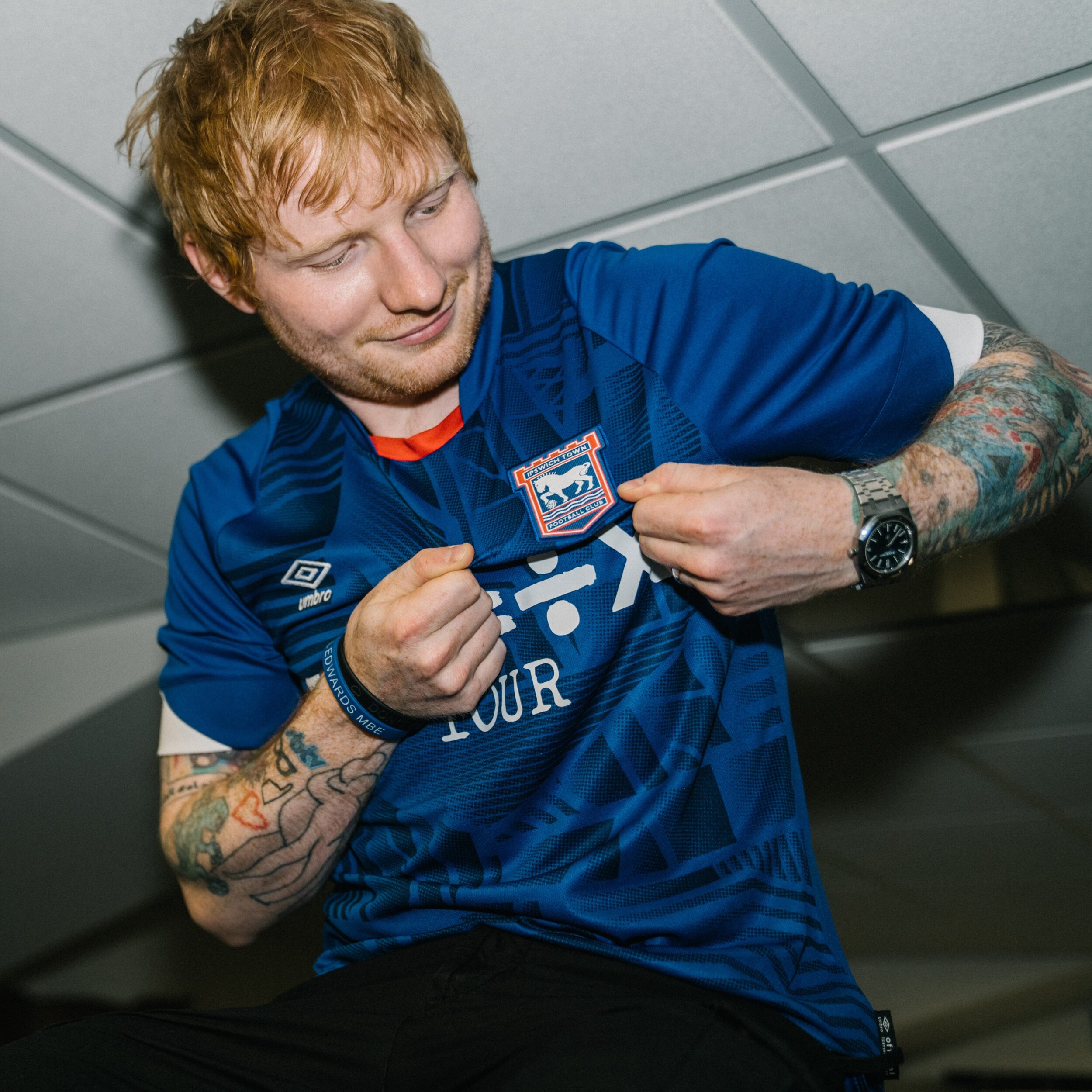 maillot ipswich town ed sheeran