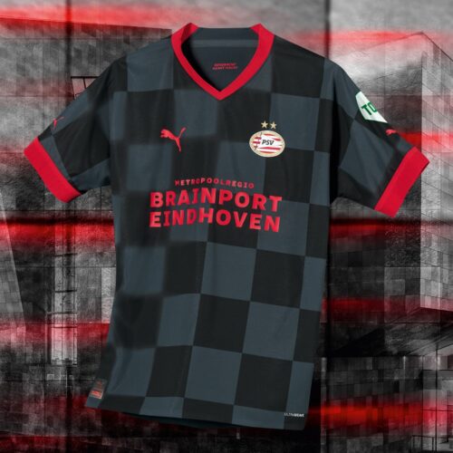 Image de l'article Le PSV Eindhoven dévoile un maillot inspiré par l'art