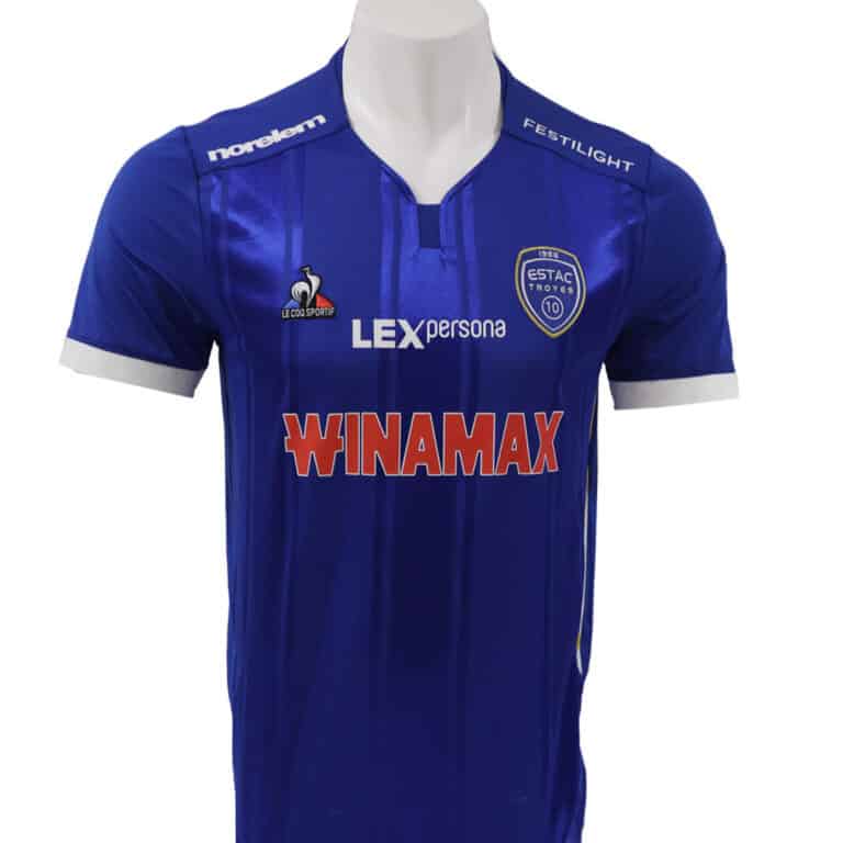 Maillot Estac Troyes porté saison 2022 2023 - Sport & Plein air