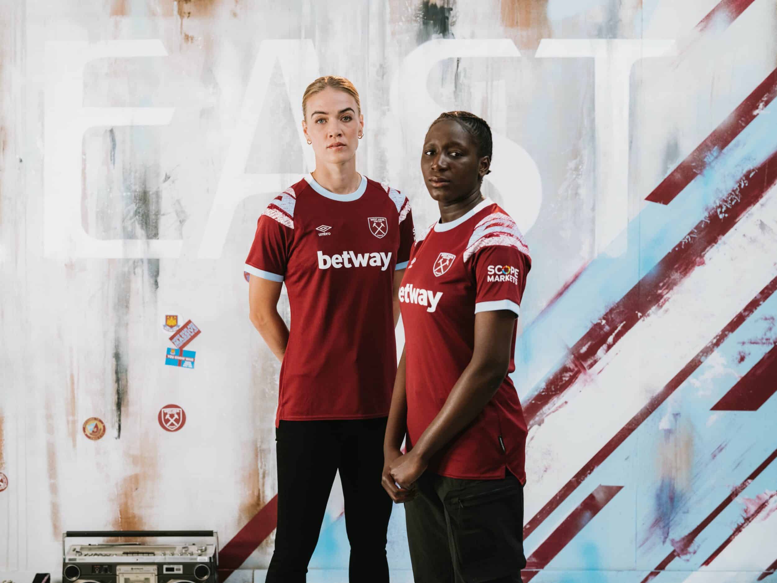 maillot west ham 2022 2023 domicile umbro