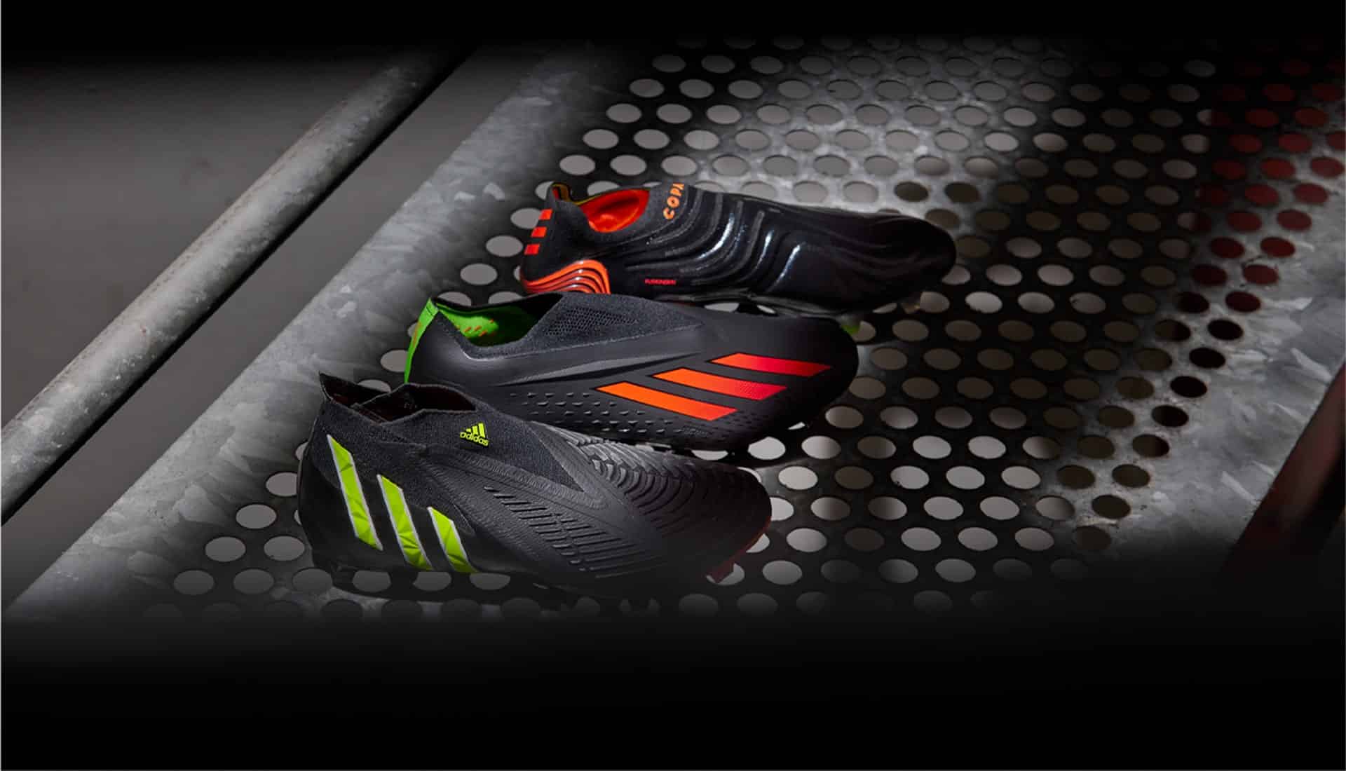 adidas noir crampons