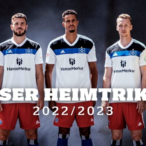 Image de l'article Hambourg dévoile son nouveau maillot domicile pour la saison 2022-2023