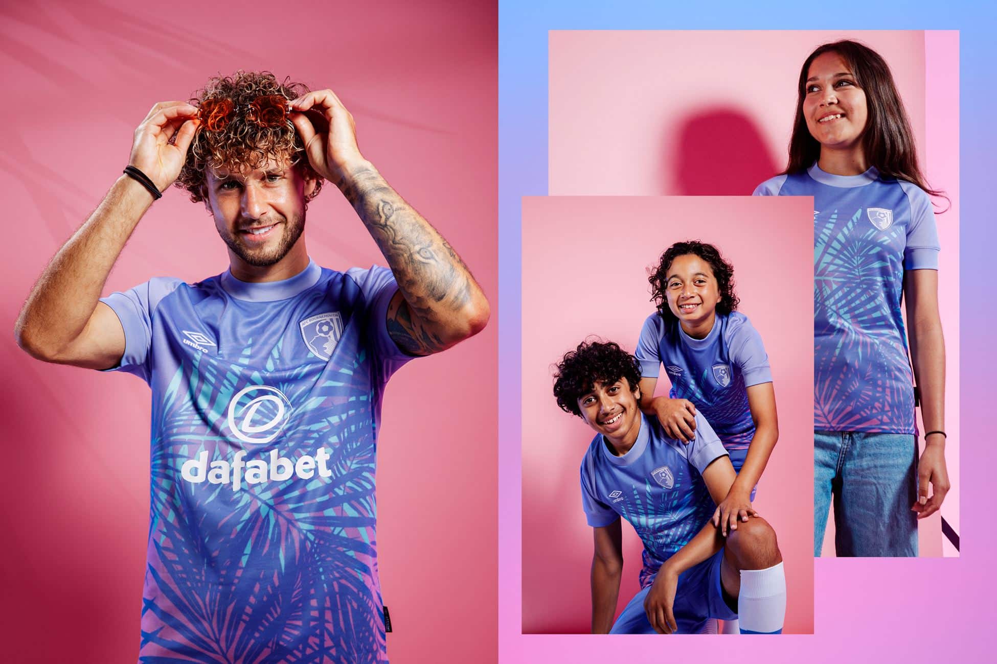 maillot bournemouth exterieur 2022 2023 umbro 3