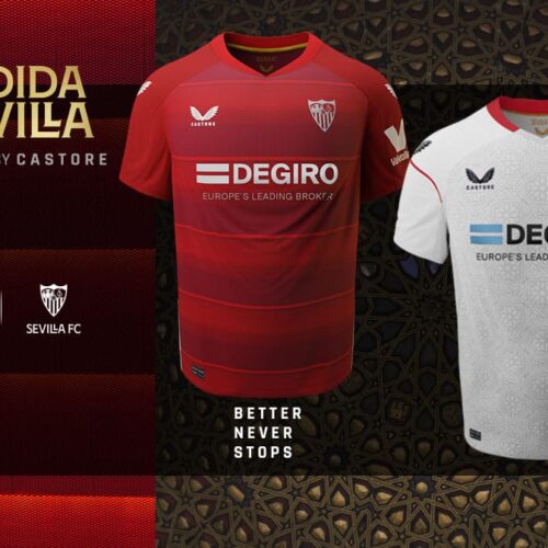 Image de l'article Le FC Séville s'inspire des bâtiments de la ville pour ses nouveaux maillots