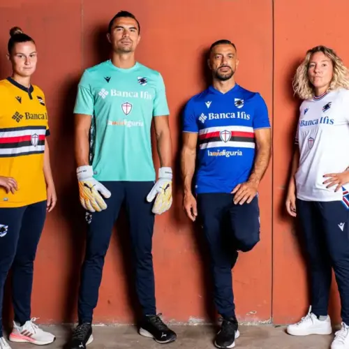 Image de l'article La Sampdoria dévoile ses nouveaux maillots pour la saison 2022-2023