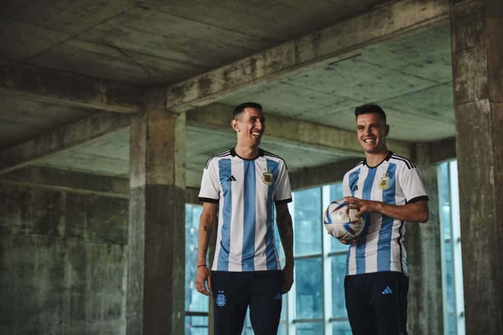 Camiseta Auténtica MESSI #10 Argentina 2022 Primera Equipación Copa del