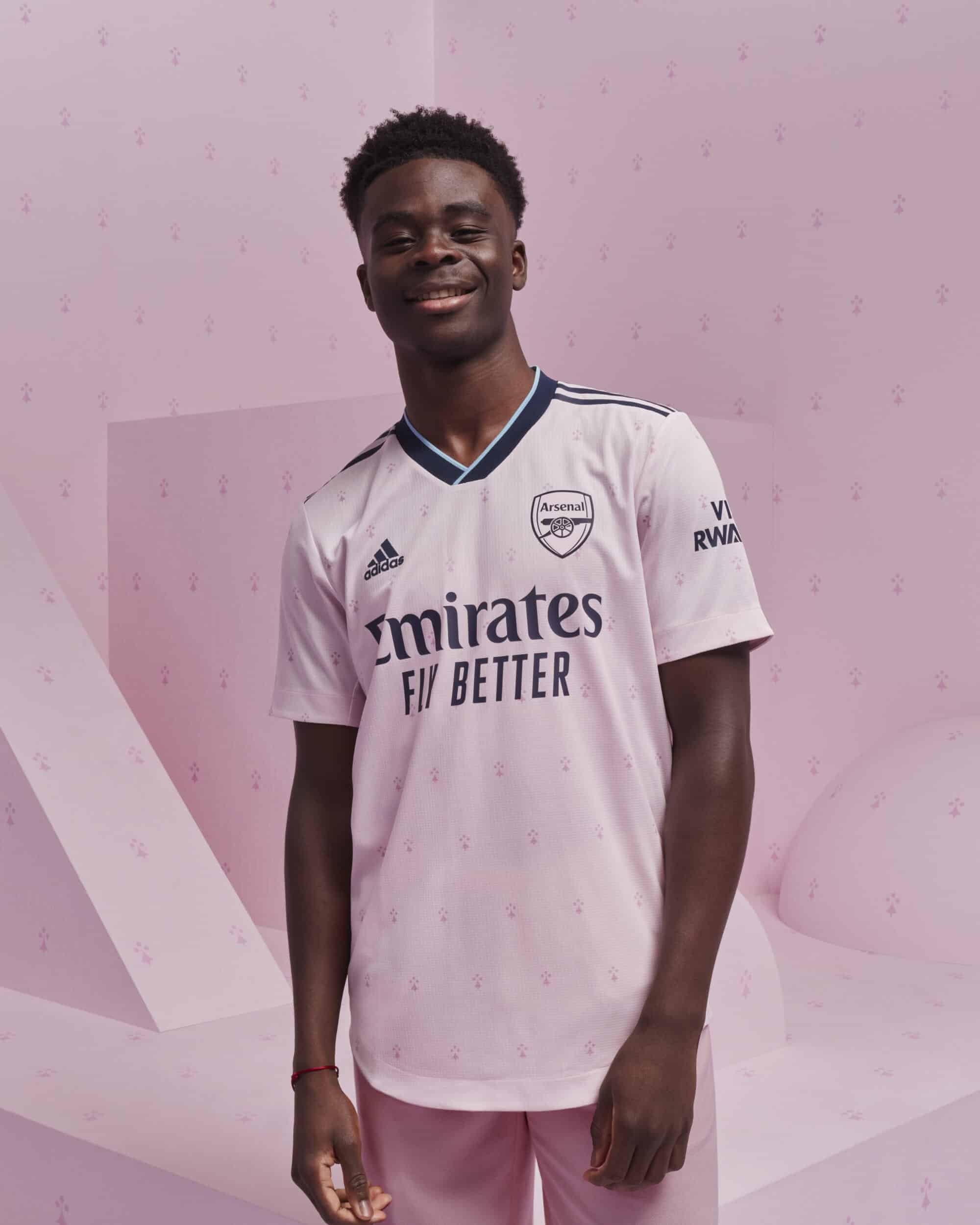 maillot arsenal 2022 2023 third adidas
