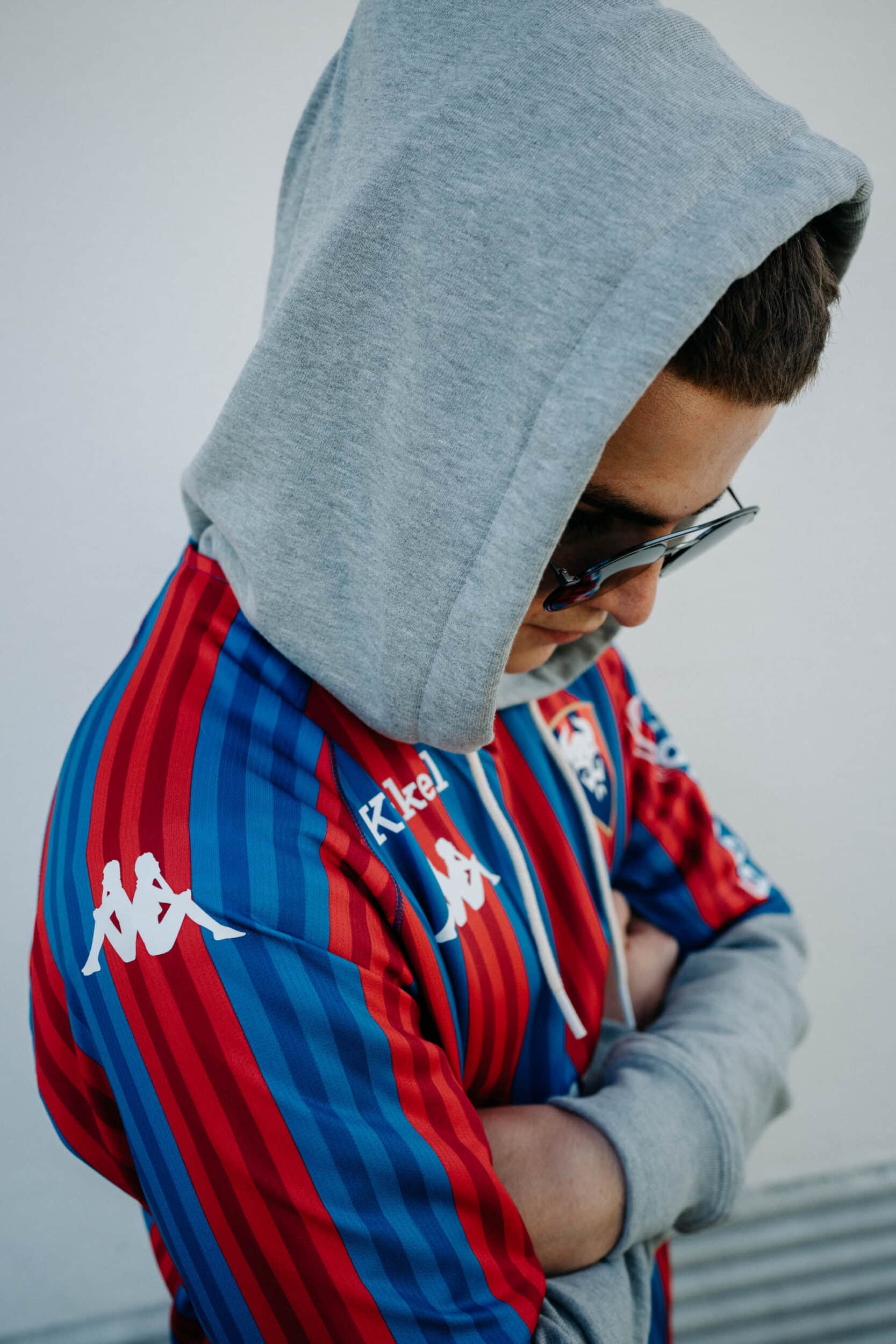 maillot caen 2022 2023 domicile kappa