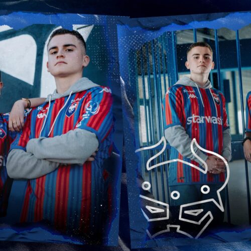 Image de l'article Le maillot de Caen 2022-2023, présenté par Kappa