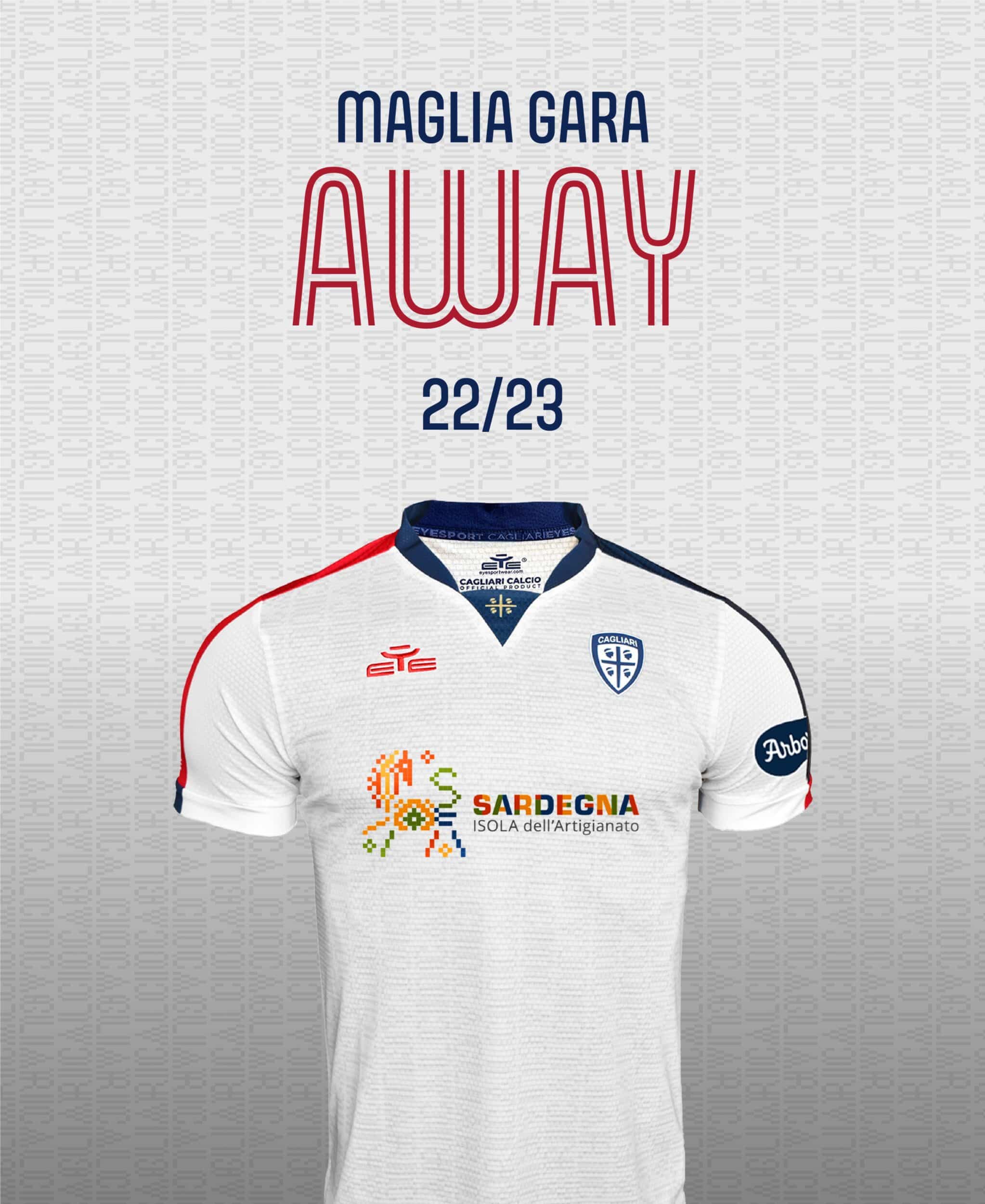 maillot cagliari 2022 2023