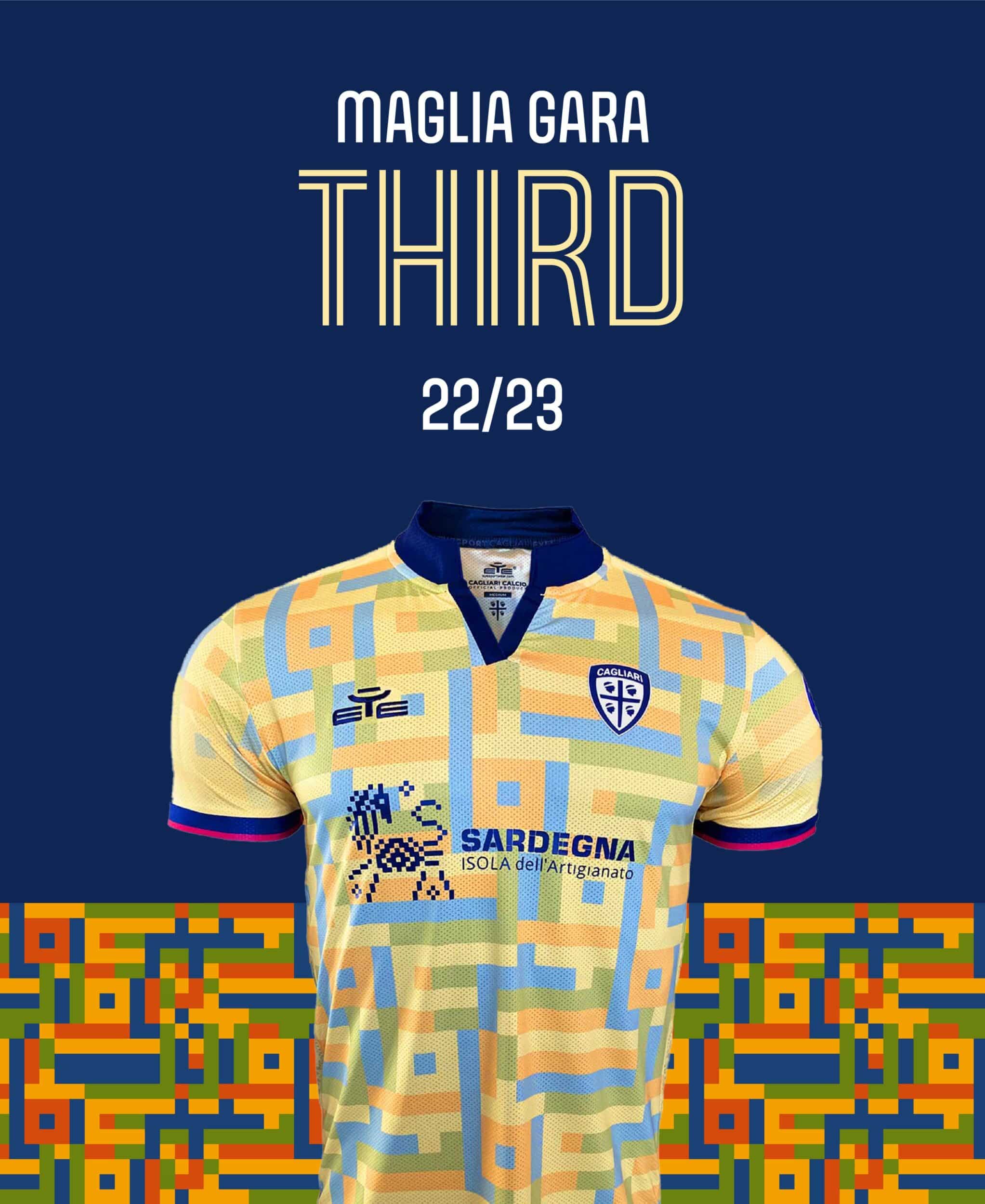 maillot cagliari 2022 2023