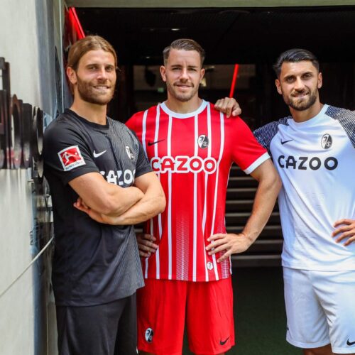 Image de l'article SC Fribourg : Nike dévoile les maillots pour la saison 2022-2023