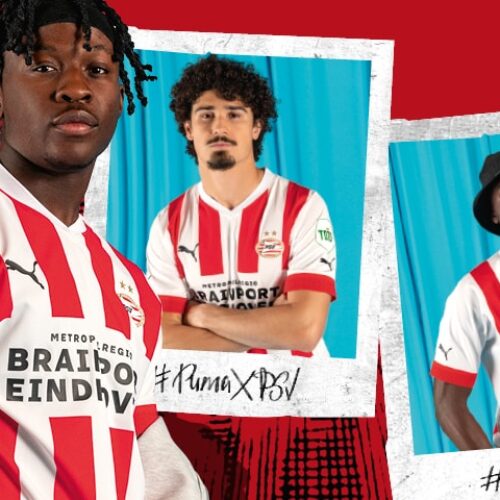 Image de l'article Le maillot domicile 2022-2023 du PSV Eindhoven présenté par PUMA