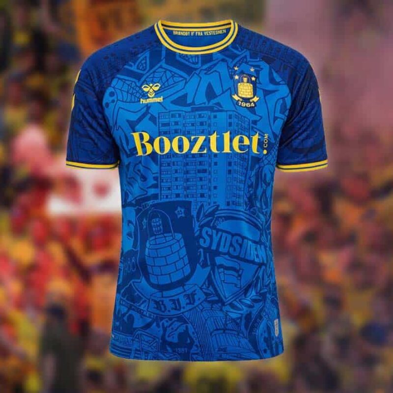 Maillot Hummel Brøndby IF 2013-15 – Taille Adulte XL – Maillot Vintage