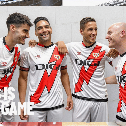 Image de l'article Des maillots frappés par la foudre pour le Rayo Vallecano
