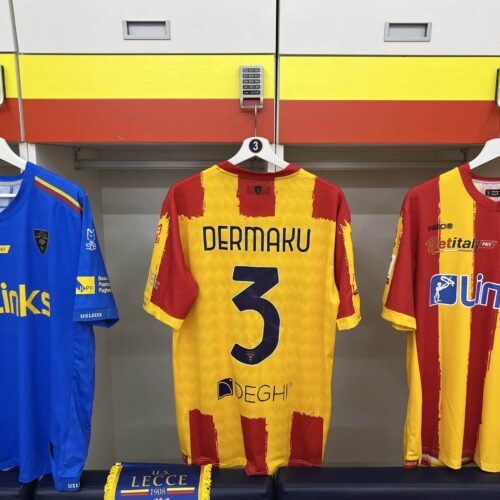 Image de l'article Lecce : des maillots réalisés encore une fois en interne