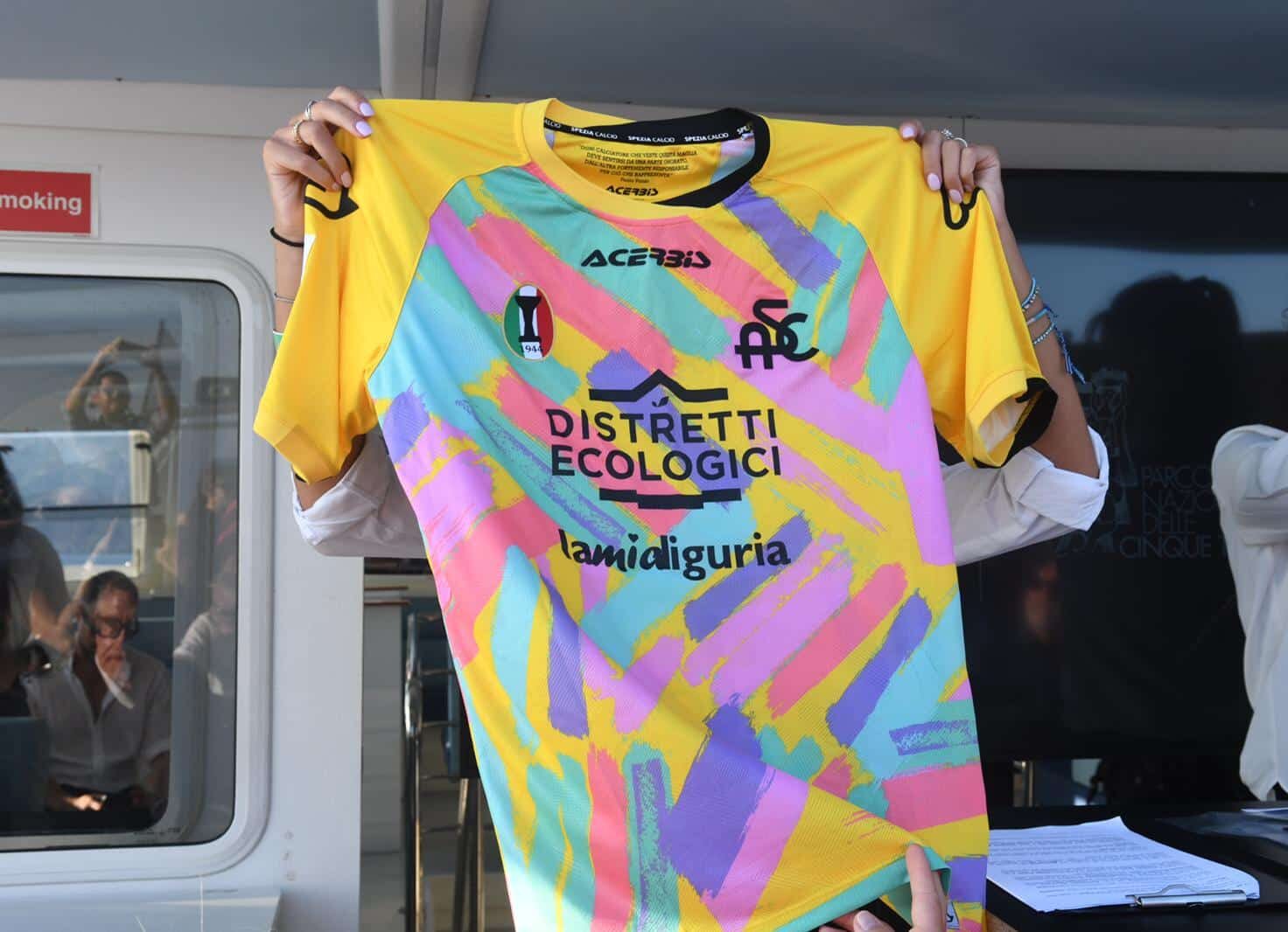 Maillot Domicile Spezia Calcio 2023/24 - Kappa - Taille Medium - Blanc