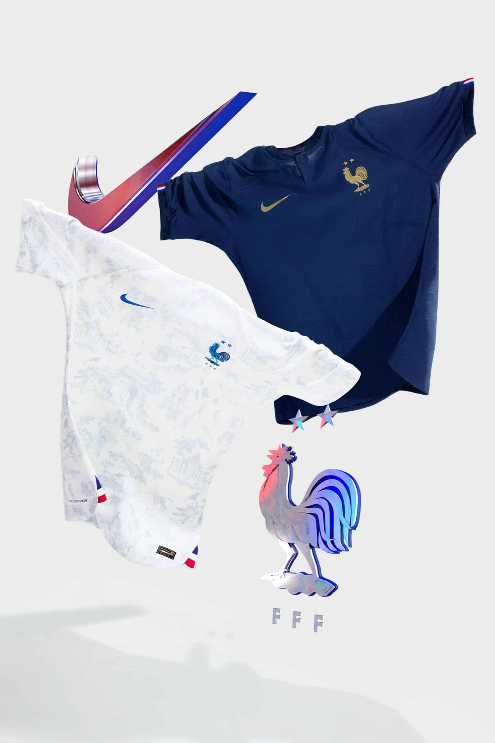 Maillot Rétro Coupe du Monde France 1966 [TOFFS3034