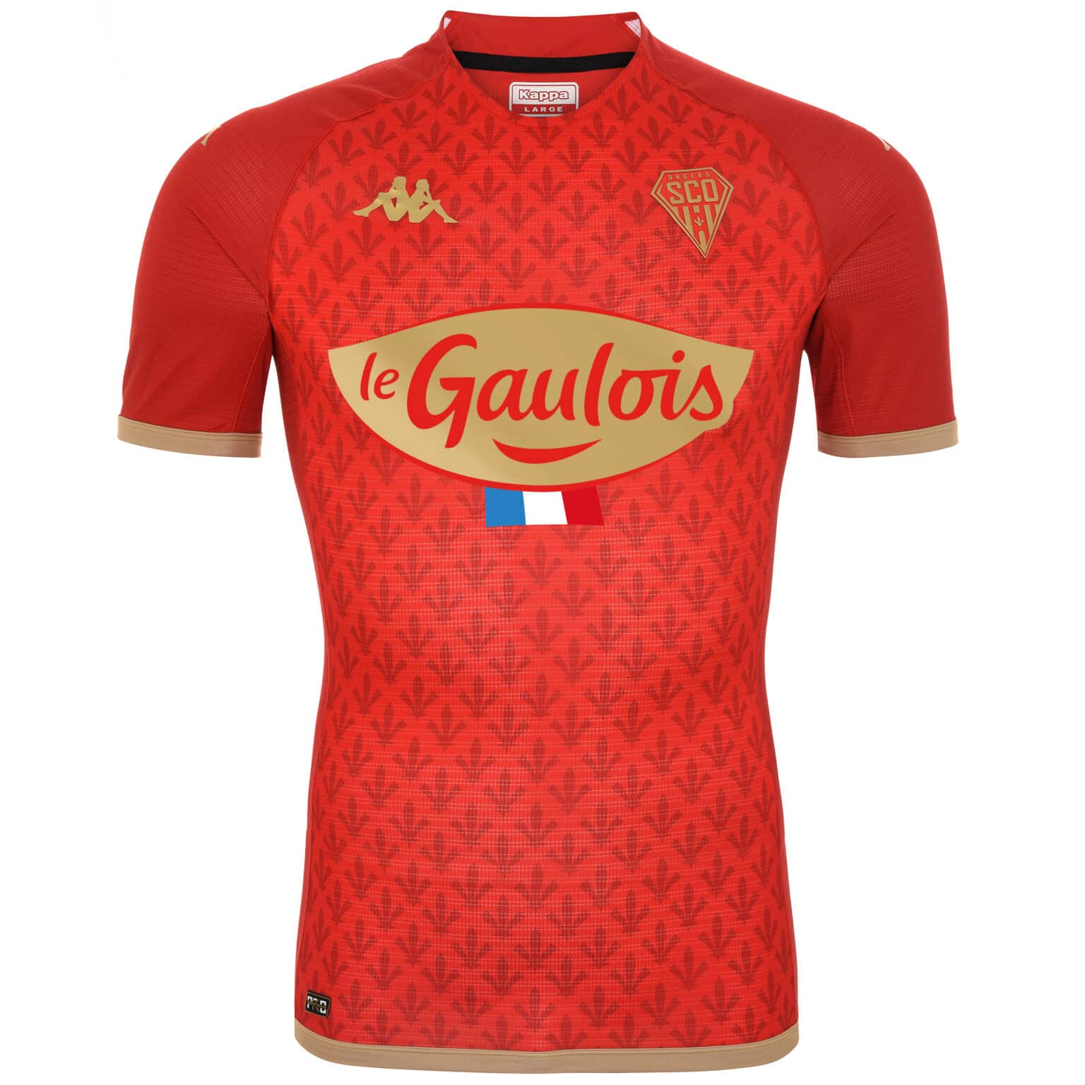 Maillot SCO ANGERS porté goal n°40 KAPPA rouge shirt jersey