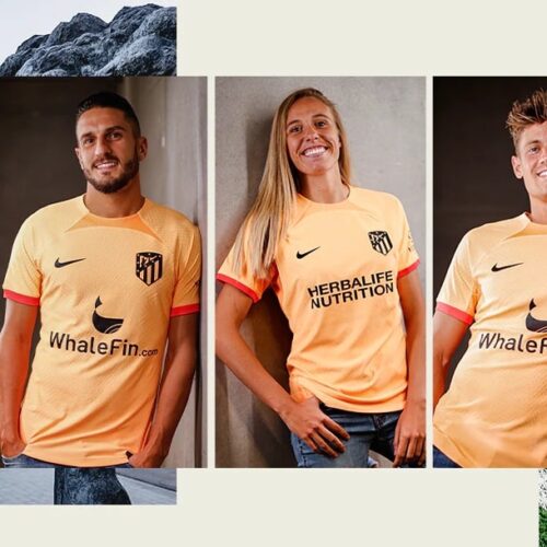 Image de l'article Du orange sur le maillot third de l'Atlético Madrid !