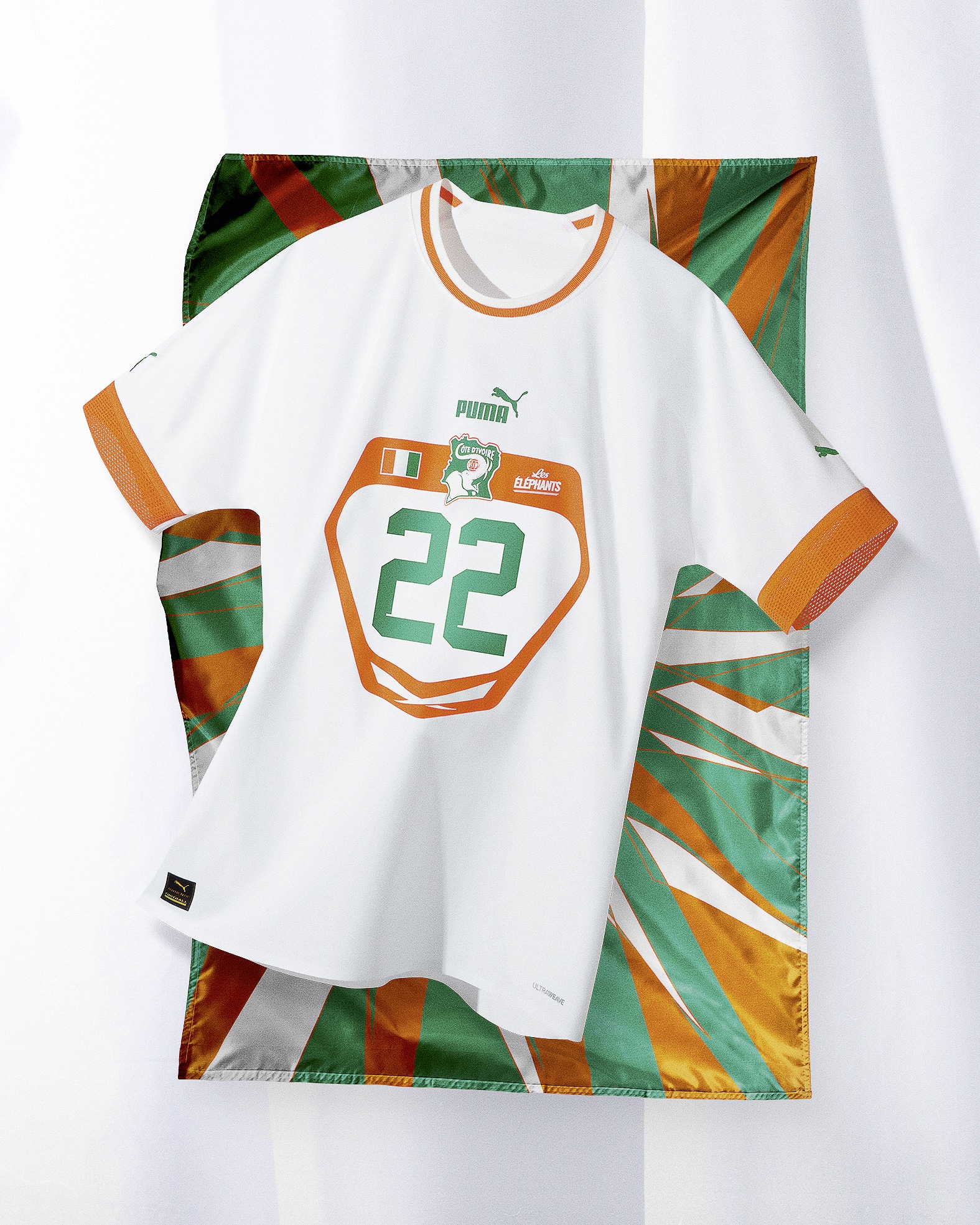 maillot cote d'ivoire 2022 exterieur