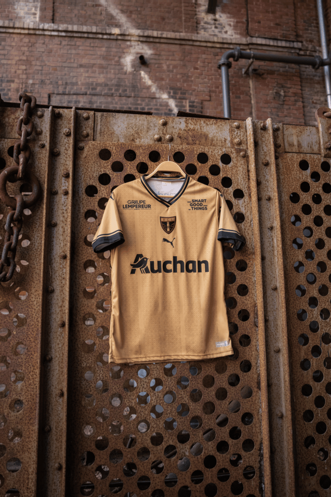 Maillot SainteBarbe de Lens la tenue 2223 présentée par PUMA