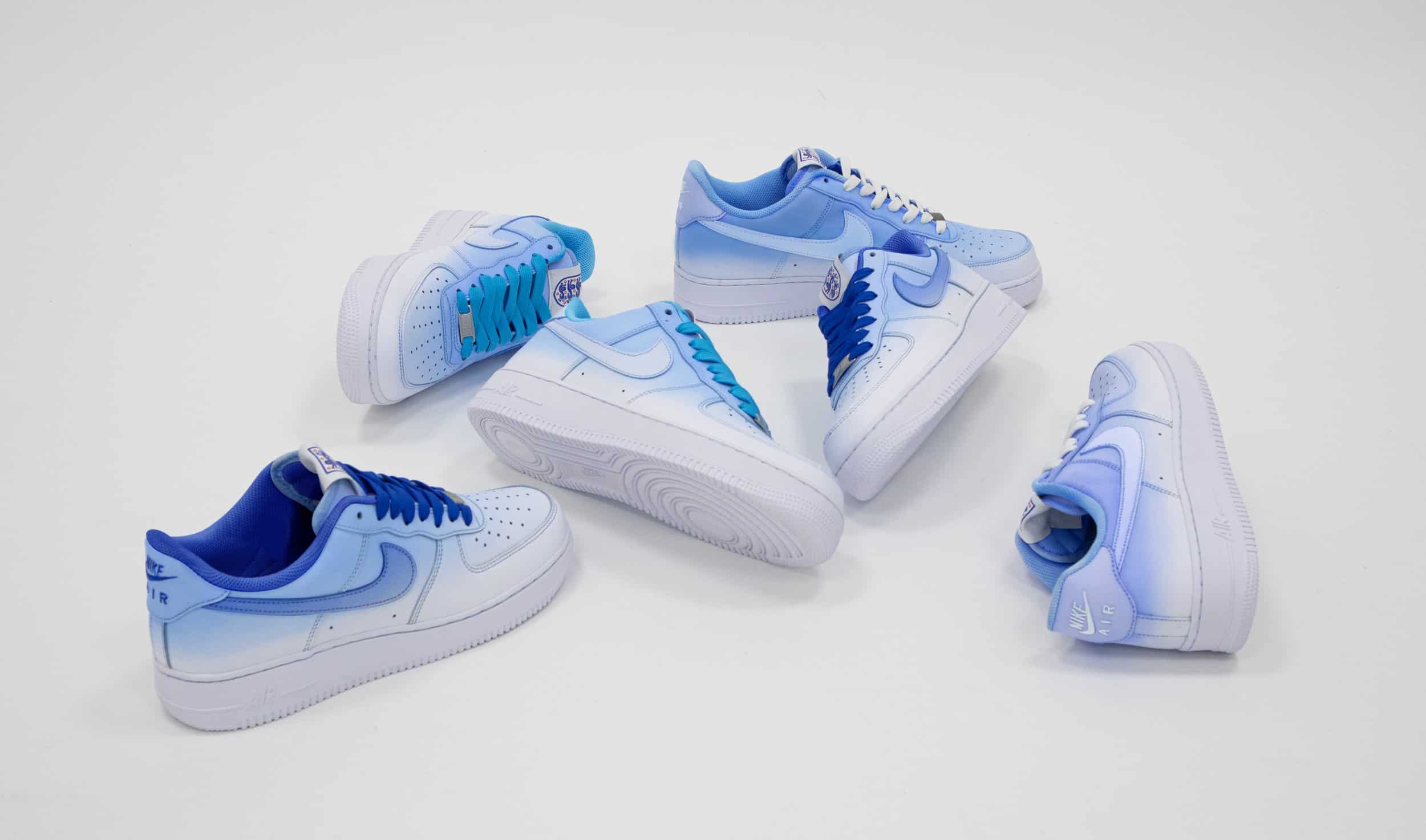 Des sneakers personnalisées pour les anglais Coupe du Monde