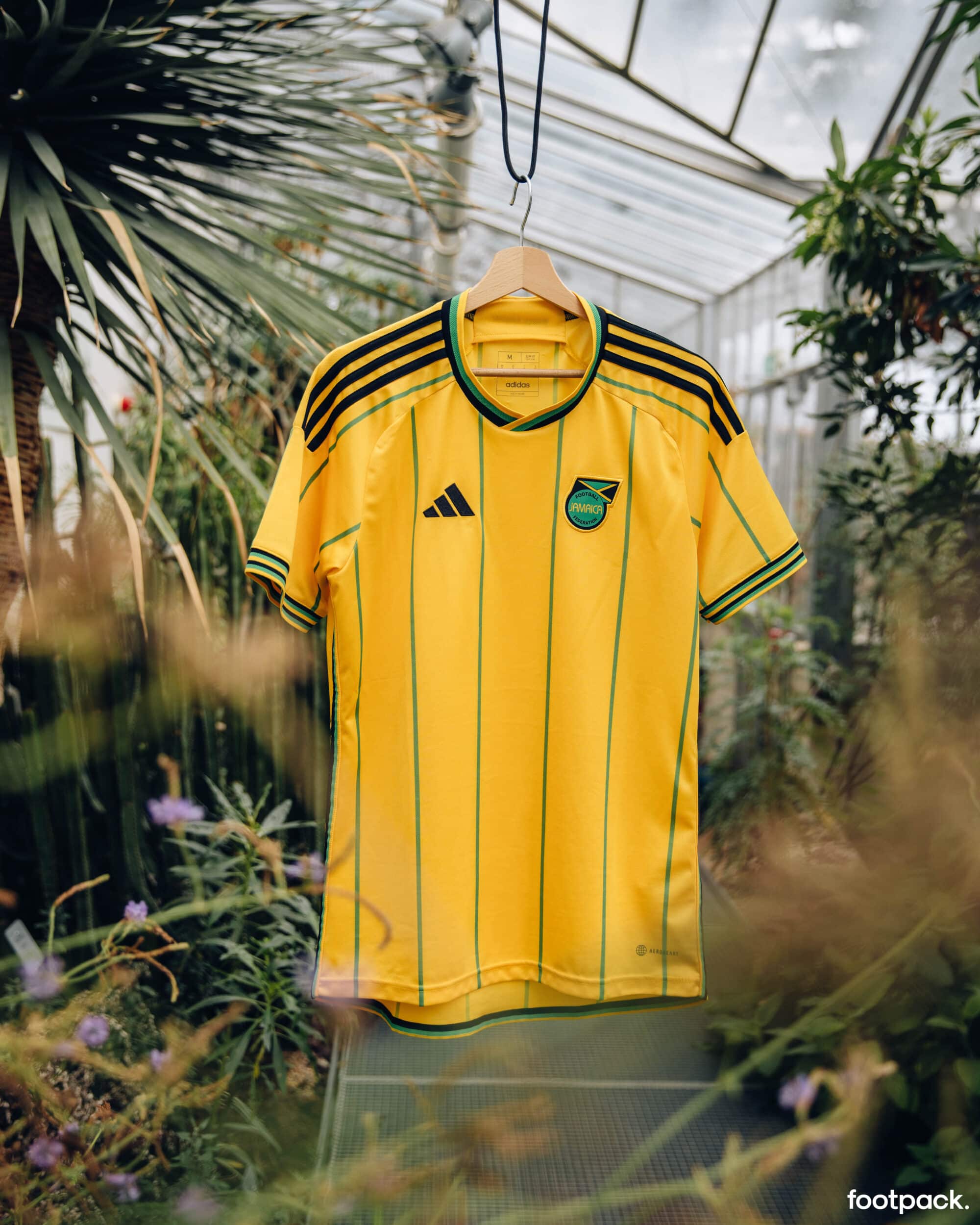 Maillot de football Adidas Jamaica Originals Trefoil IW1991 Jaune