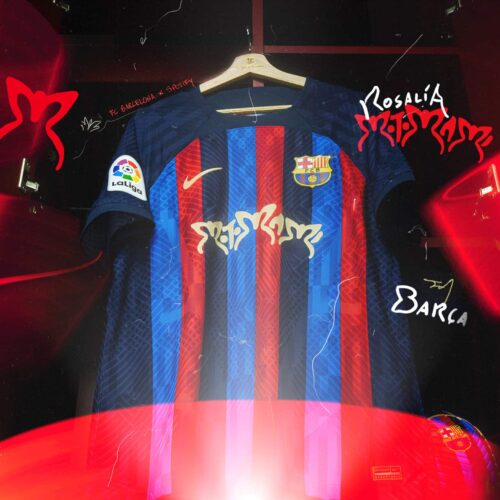 Image de l'article Le Barça met en vente son maillot avec le logo de Rosalia 400 €