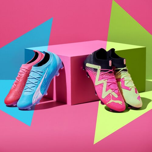 Image de l'article PUMA redonne vie à un classique : les chaussures de foot de deux couleurs différentes