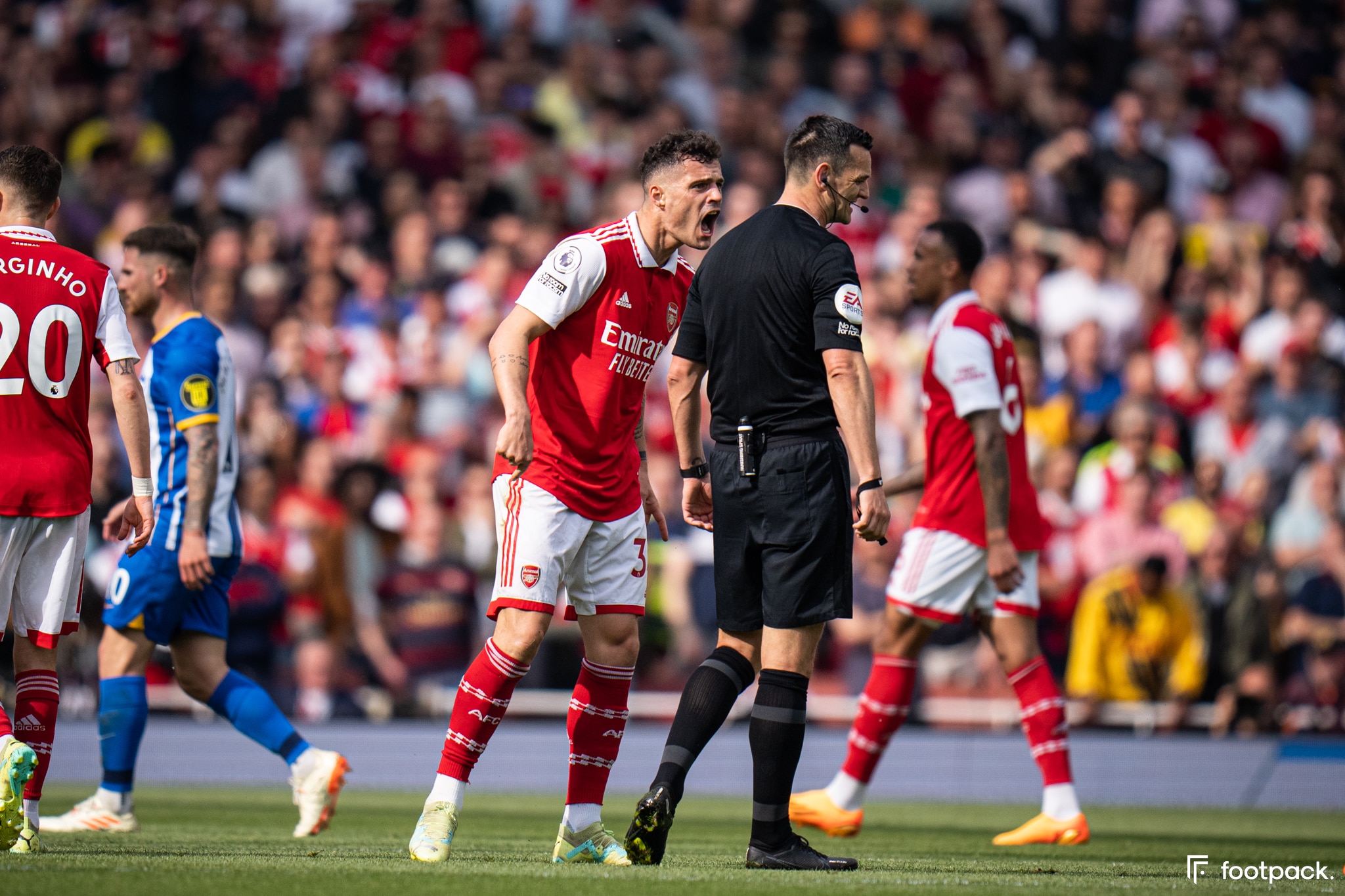 match arsenal brighton premier league footpack