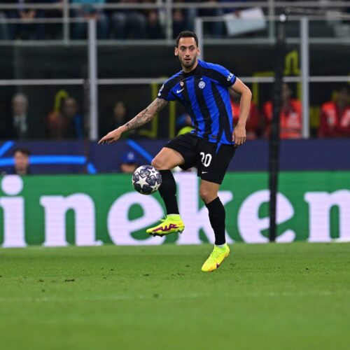 Image de l'article Une Mercurial personnalisée par Nike by You aux pieds d'Hakan Calhanoglu