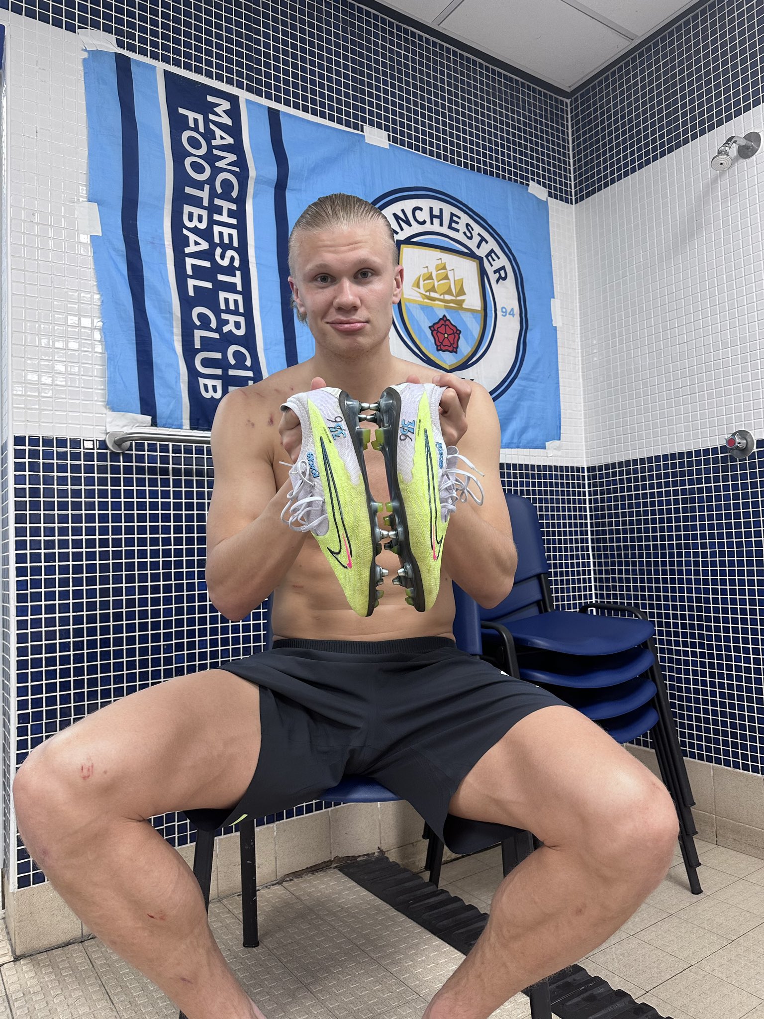 crampons erling haaland record