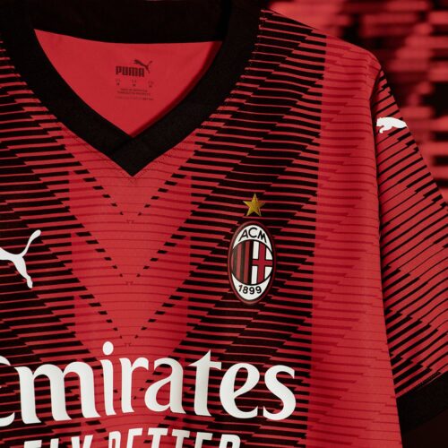 Image de l'article Un design inédit pour le nouveau maillot de l'AC Milan 23-24