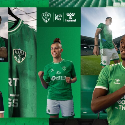 Image de l'article Le maillot de Saint-Etienne 23-24, présenté par hummel