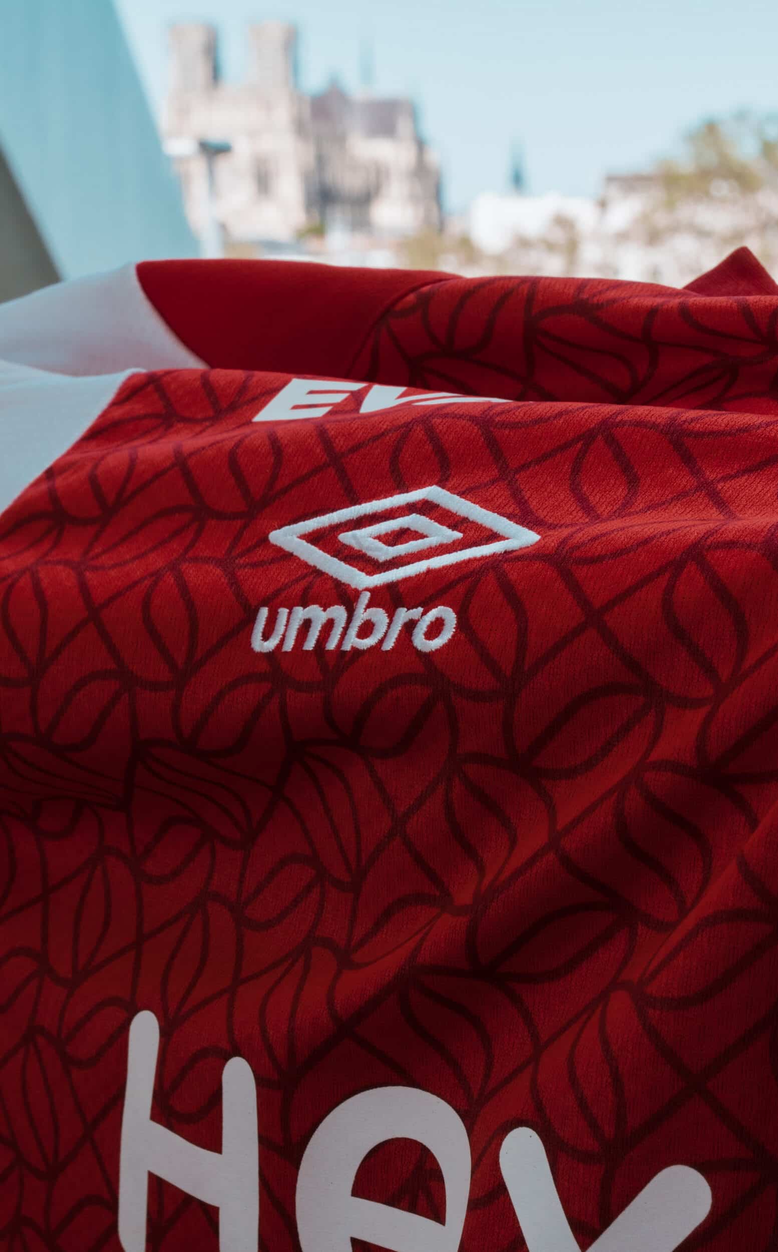 maillot reims 2023 2024 domicile umbro