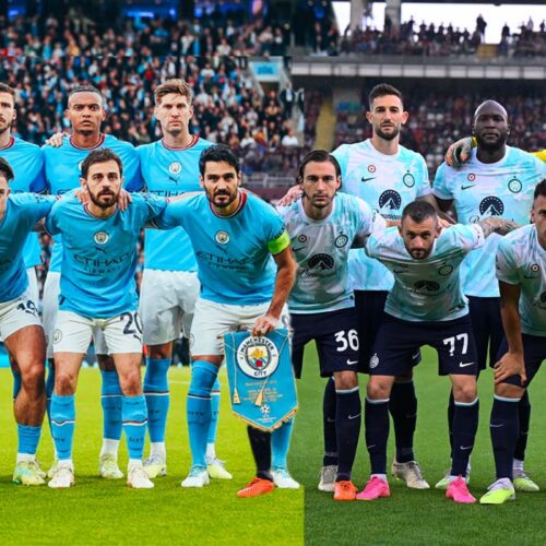 Image de l'article Manchester City-Inter Milan : quels maillots pour la finale de la Ligue des Champions ?