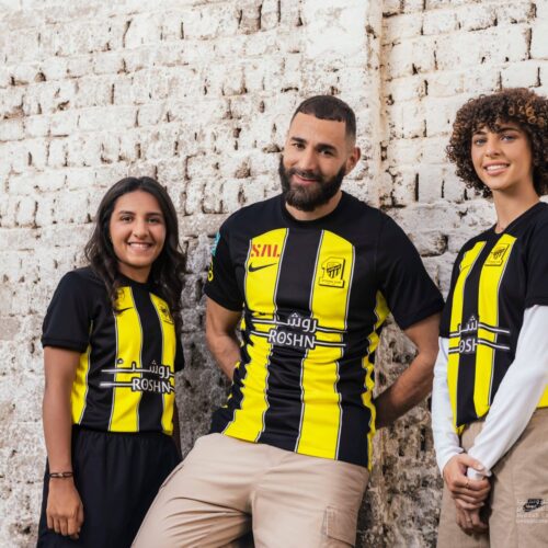 Image de l'article Al-Ittihad dévoile ses nouveaux maillots 23-24 avec Nike
