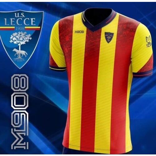 Maillot U.S Lecce 2015-2016 Legea Taille L - Équipement Officiel Du Club Italien