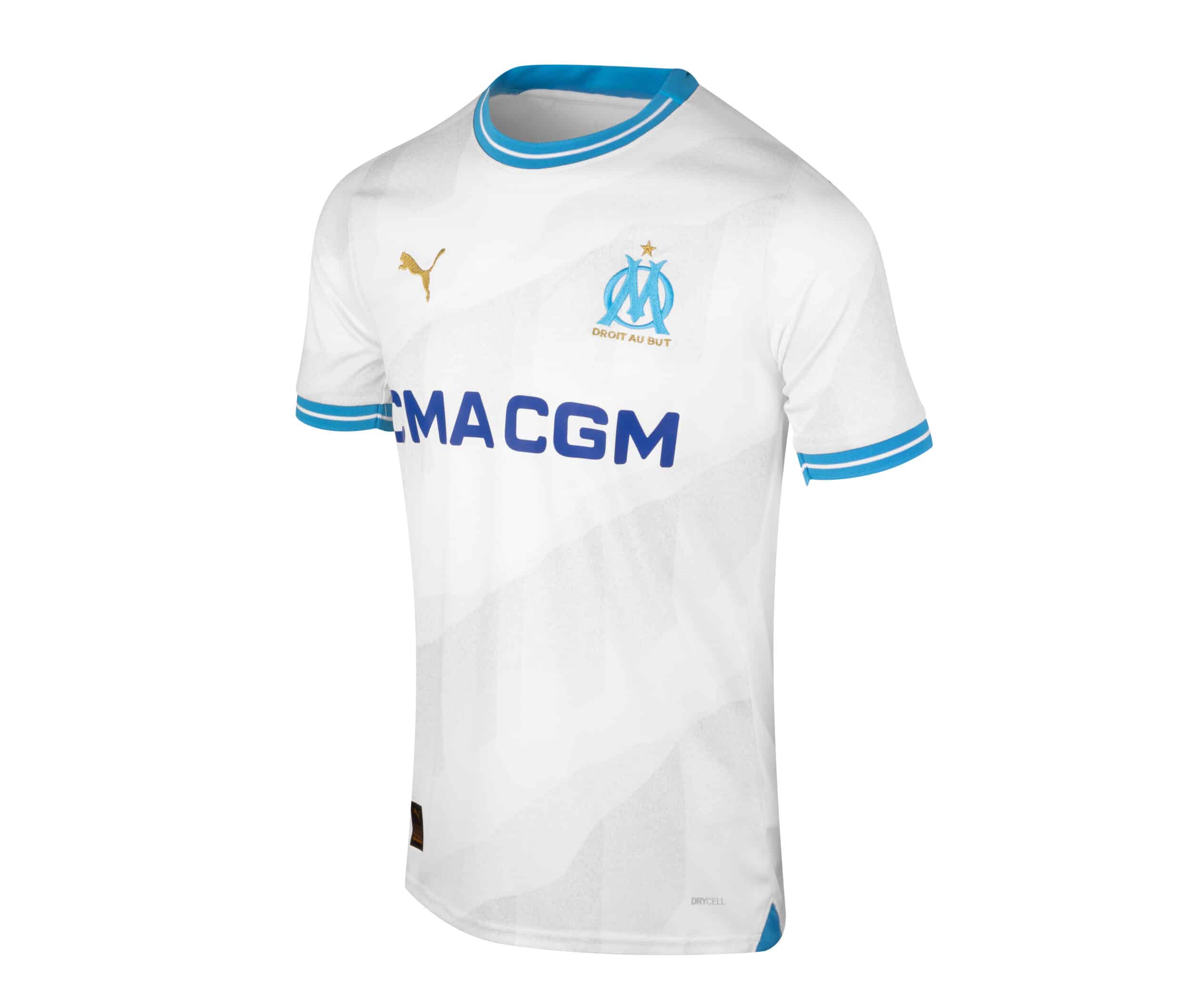 Maillot OM Marseille 125 Ans 2024-2025 - Blanc, Manches Courtes, Taille M