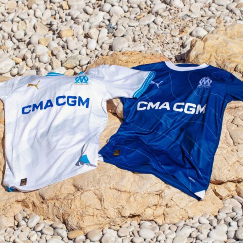 Image de l'article Les nouveaux maillots de l'Olympique de Marseille dévoilés