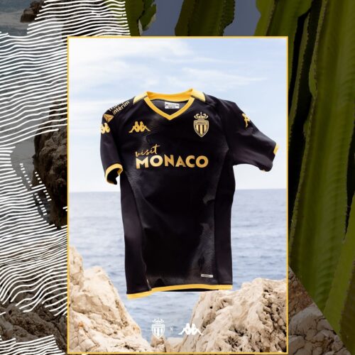 Image de l'article L'AS Monaco dévoile un élégant maillot extérieur avec Kappa