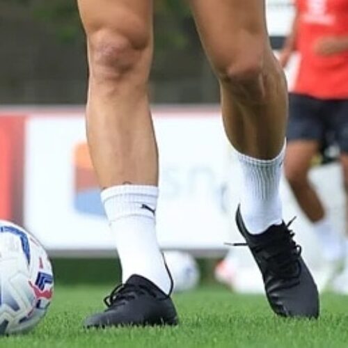 Image de l'article Théo Hernandez avec des crampons masqués. Vers une fin de l'ère Nike ?