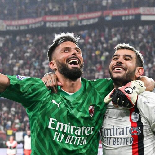 Image de l'article Le maillot de gardien du Milan indisponible à cause de... Giroud