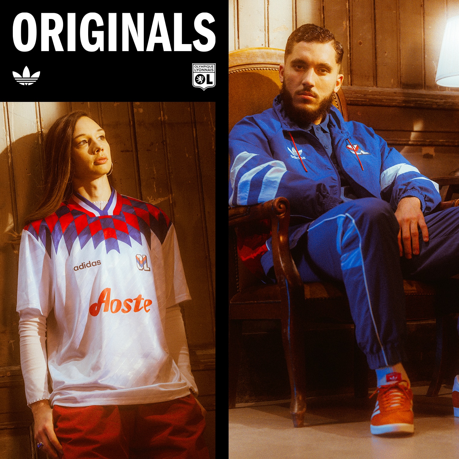 adidas révèle une clection capsule exclusive à l'occasion des 75 ans de l'ympique Lyonnais