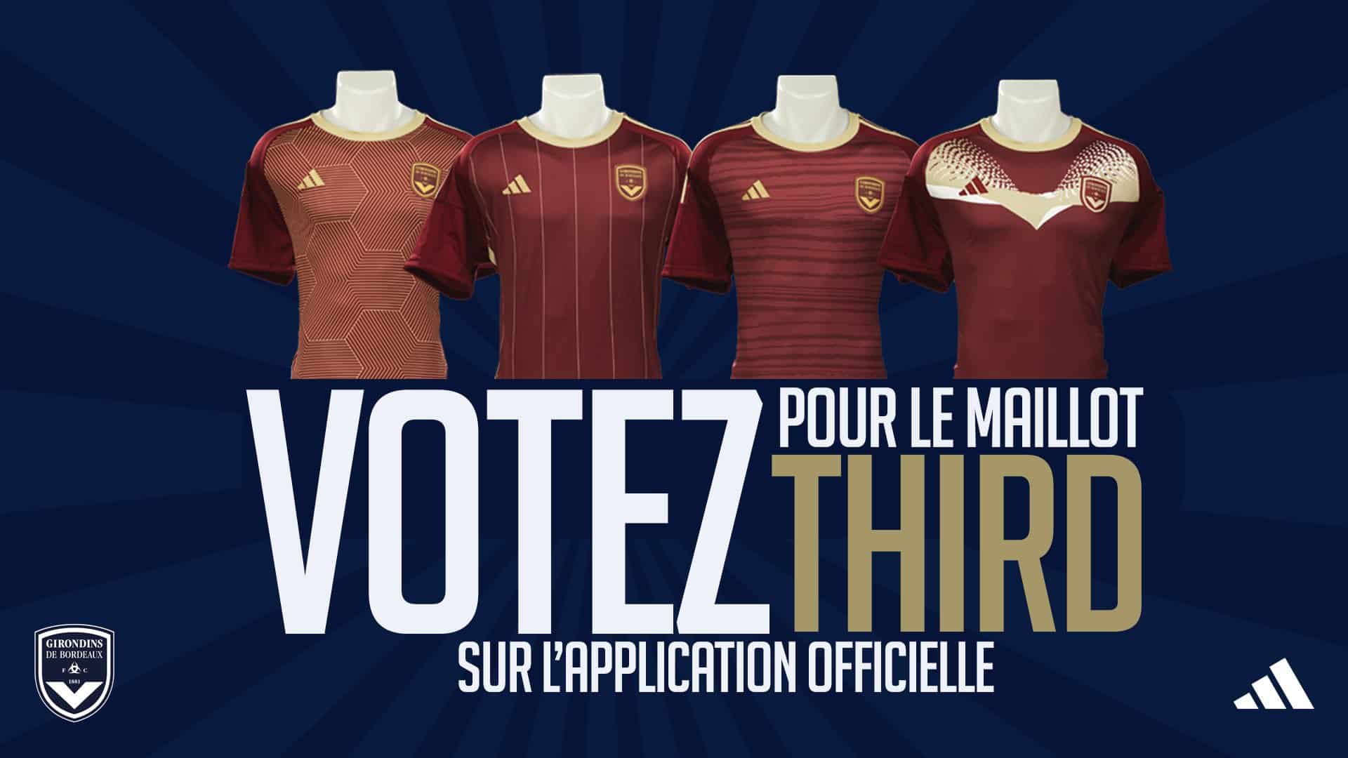 maillot third bordeaux 2023 2024