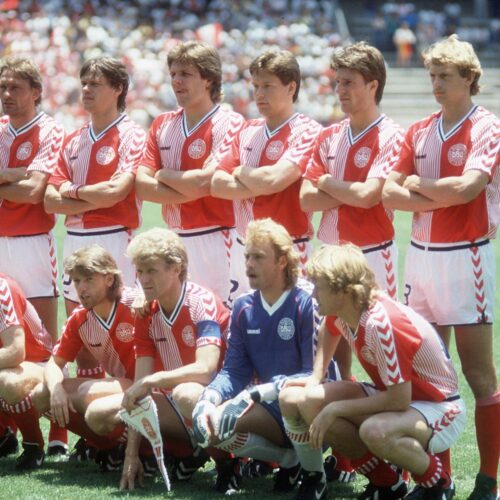 Image de l'article Le maillot du Danemark de 1986 exposé au musée