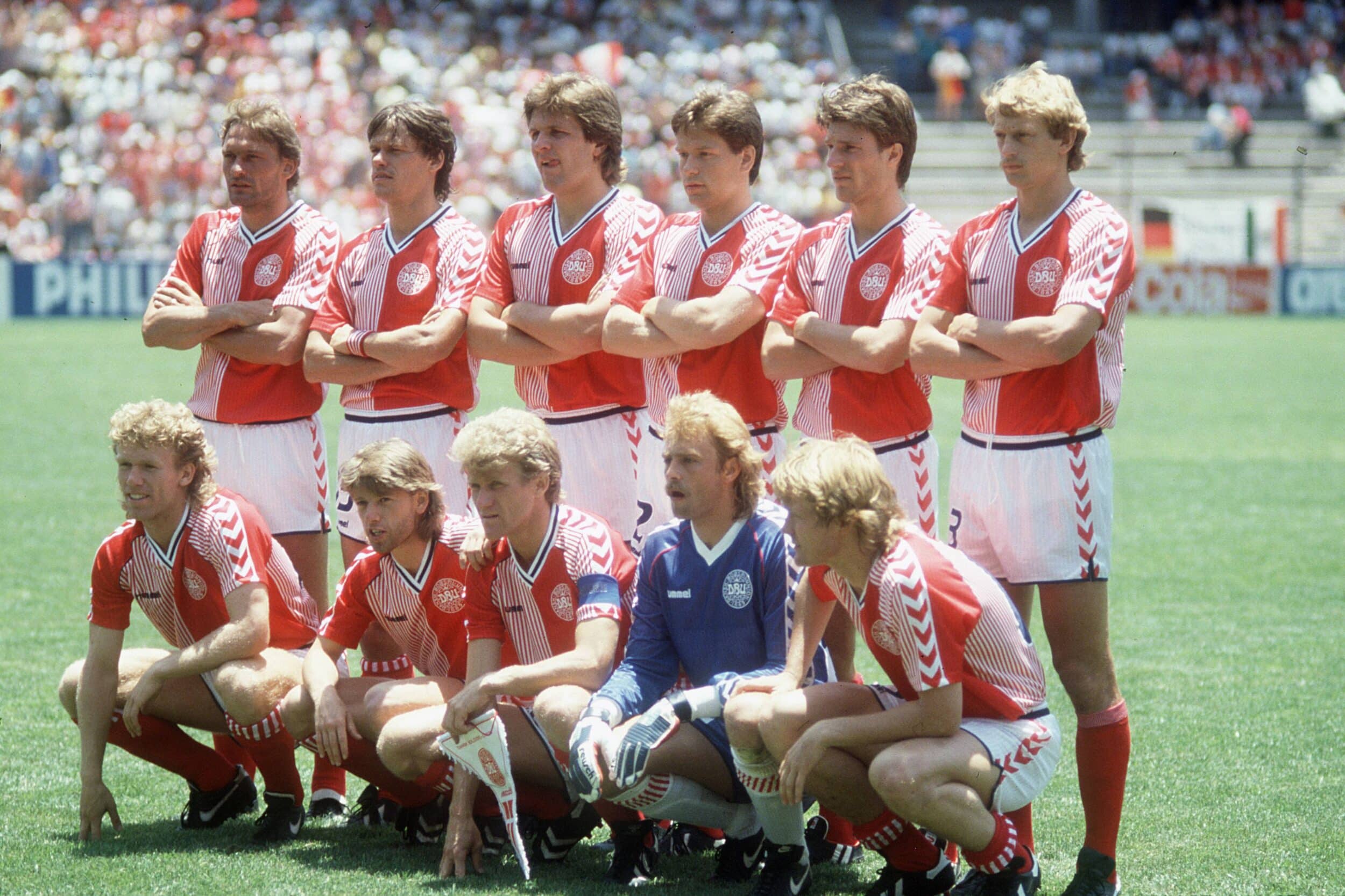 maillot danemark 1986 hummel